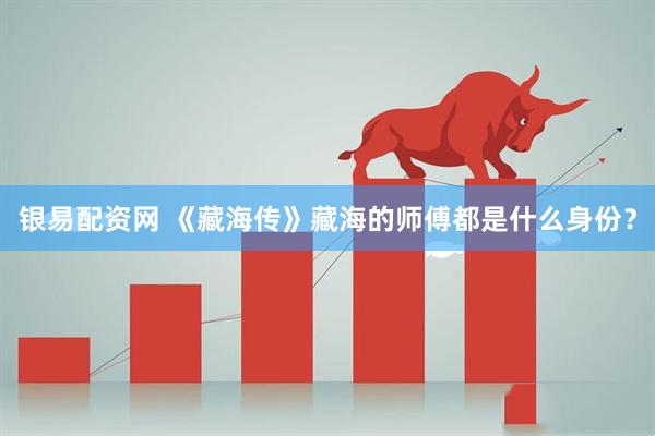 银易配资网 《藏海传》藏海的师傅都是什么身份？