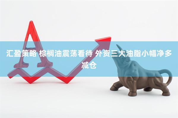 汇盈策略 棕榈油震荡看待 外资三大油脂小幅净多减仓