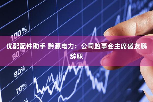 优配配件助手 黔源电力：公司监事会主席盛友鹏辞职