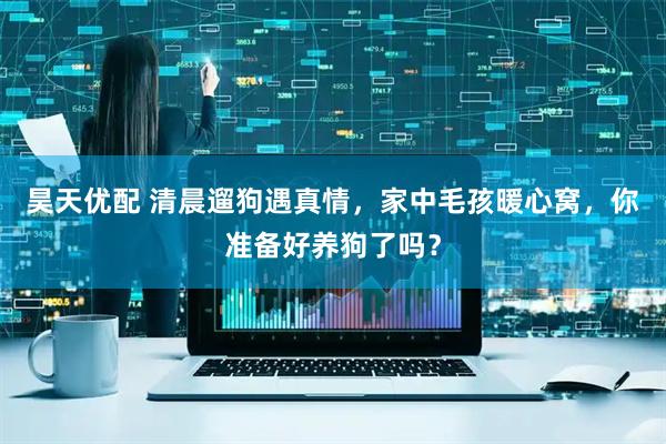 昊天优配 清晨遛狗遇真情，家中毛孩暖心窝，你准备好养狗了吗？