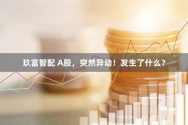 玖富智配 A股，突然异动！发生了什么？